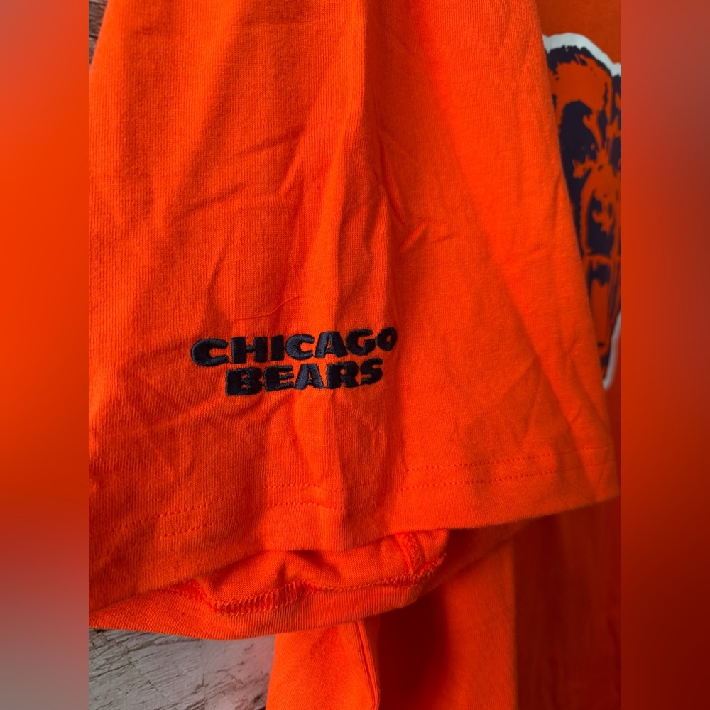 NWT Mitchell & Ness NFL Chicago Bears Orange Shirt 3X - Picture 9 of 14